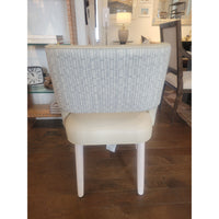 Custom 'Beccacino' Leather Side Chair by Tailored Home - colletteconsignment.com