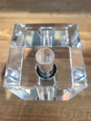Oleg Cassini Crystal Box Shaped Perfume Bottle