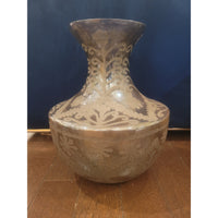 Vintage Etched Mercury Glass Vase