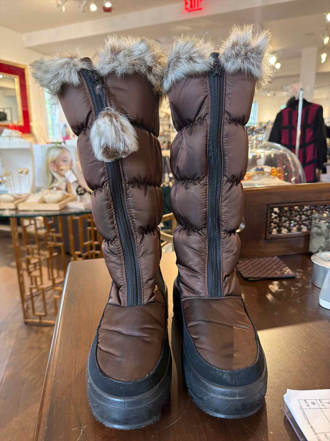 Women's Pajar Shoe Size 8 Brown/black Boots