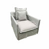 Outdoor Gray Slipcover Chair by Walters Outdoor