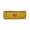 Prada Leather Yellow Make Up Purse