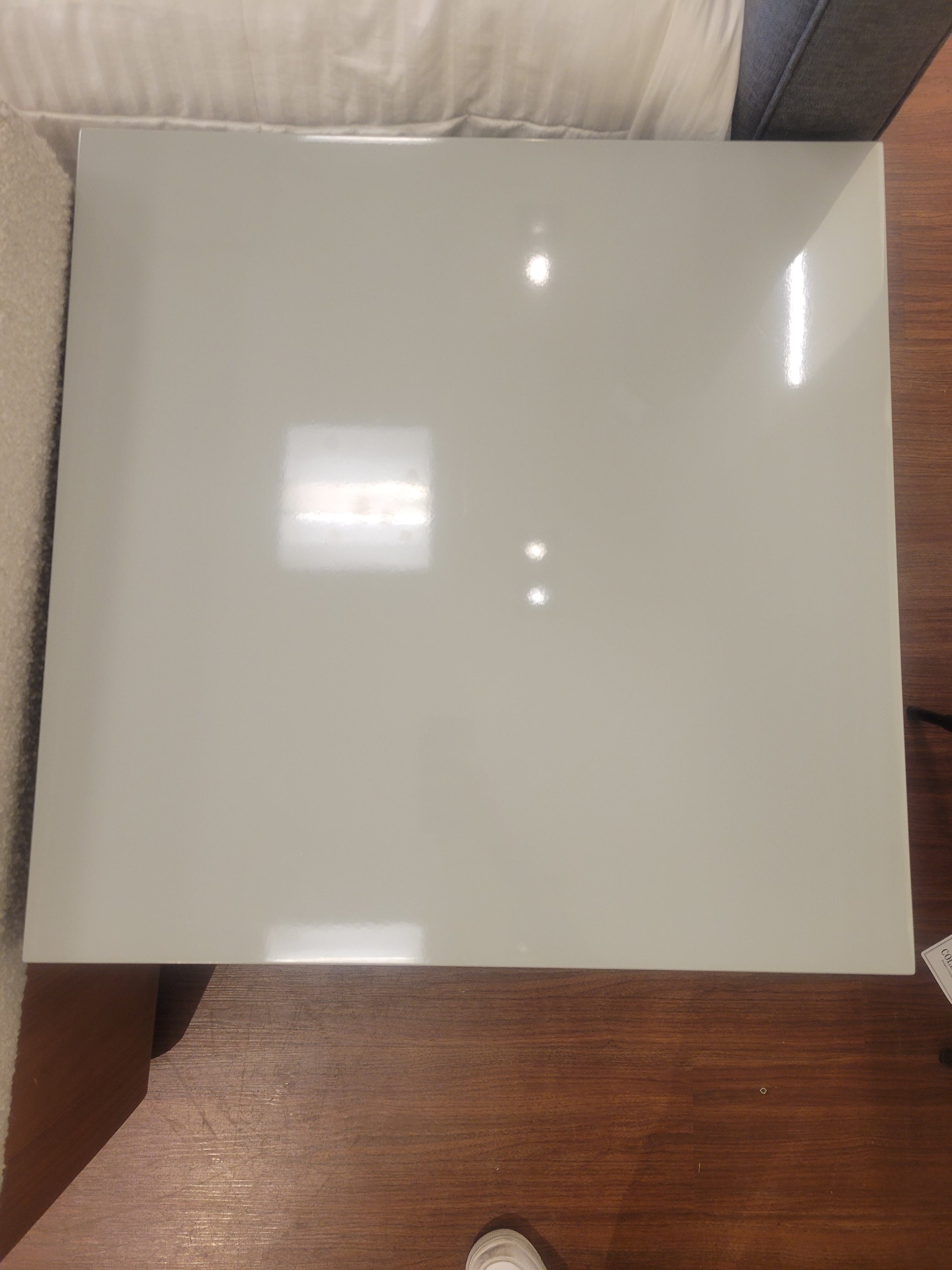 PAIR of Gray Lacquer Branch Out Side Tables by Vanguard (AS IS)