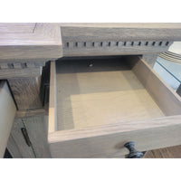 St. James Gray Oak 5-ft Media Console by RH (AS IS)