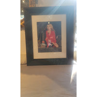 Deborah Harry in Red Dress at CBGB, Framed 1976 Photo by Chris Stein