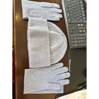 Women's William Sharp Powder Blue Hat and Gloves - colletteconsignment.com