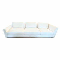 'Shelter Point' Linen Left-Arm Right-Corner Sofa on Oak Base by Ralph Lauren