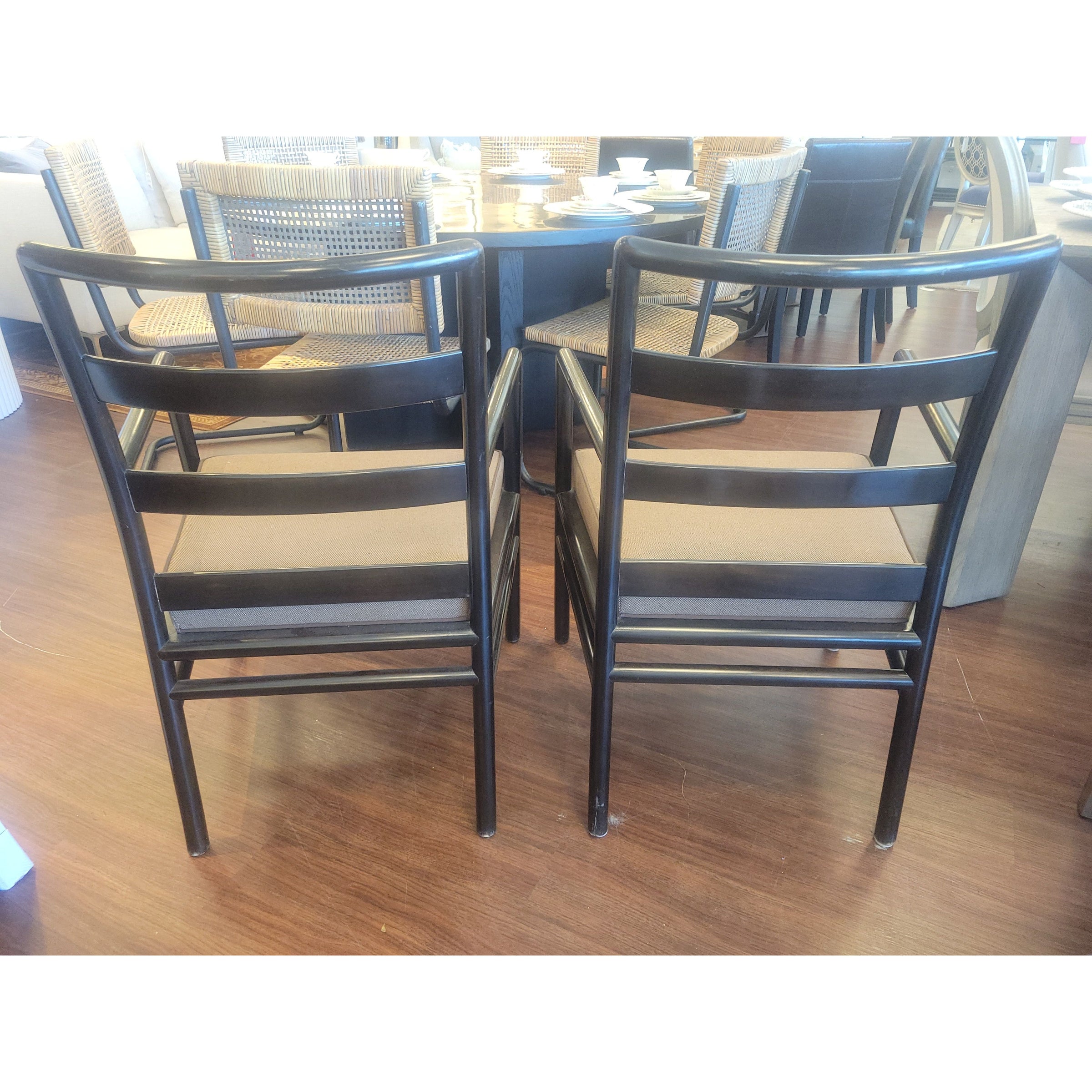 SET of 6 Aero Dining Chairs by T.H. Robsjohn-Gibbings for Widdicomb (AS IS)