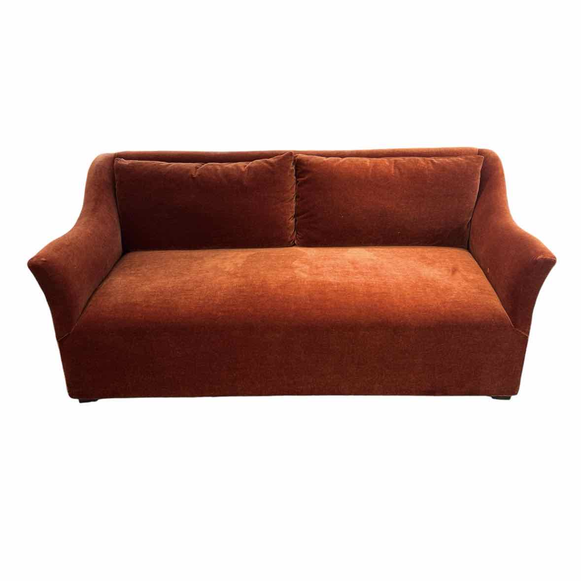 The Lenox, Mohair Spice Sofa, 75"Lx37"Dx33"H