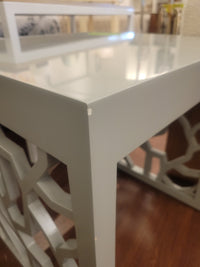 PAIR of Gray Lacquer Branch Out Side Tables by Vanguard (AS IS)