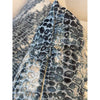 Pair of Custom Blue & Gray Animal Print Lumbar Pillows