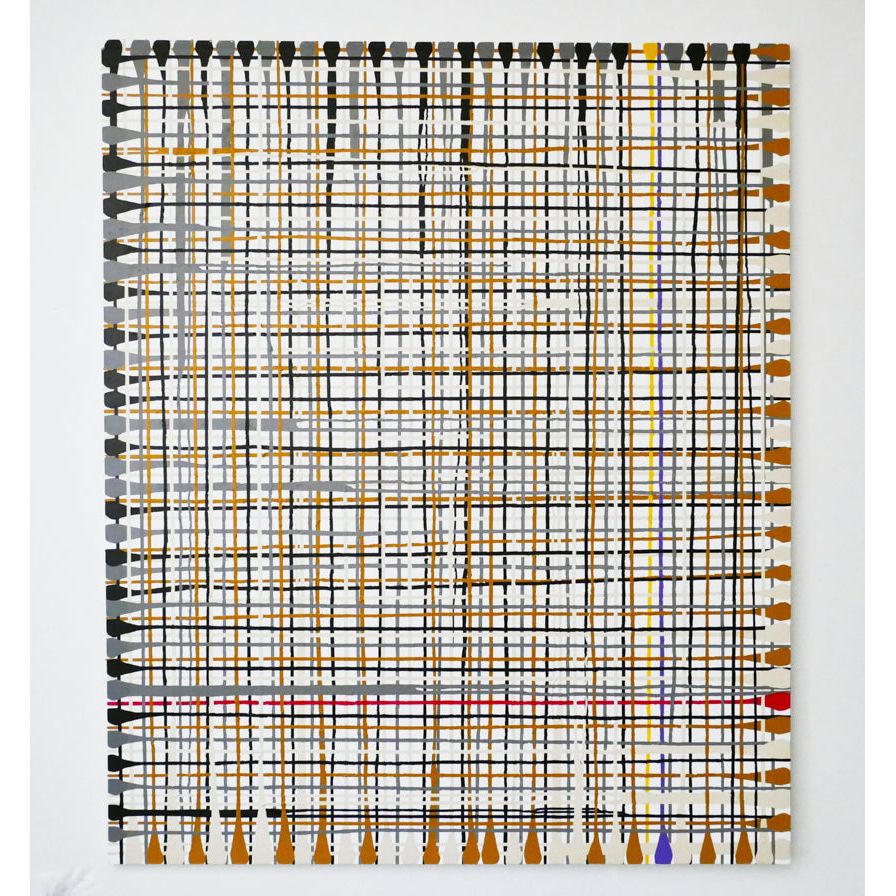 Numéro 91/10 -Mixed Media on Canvas, 60x72" inches, 2019