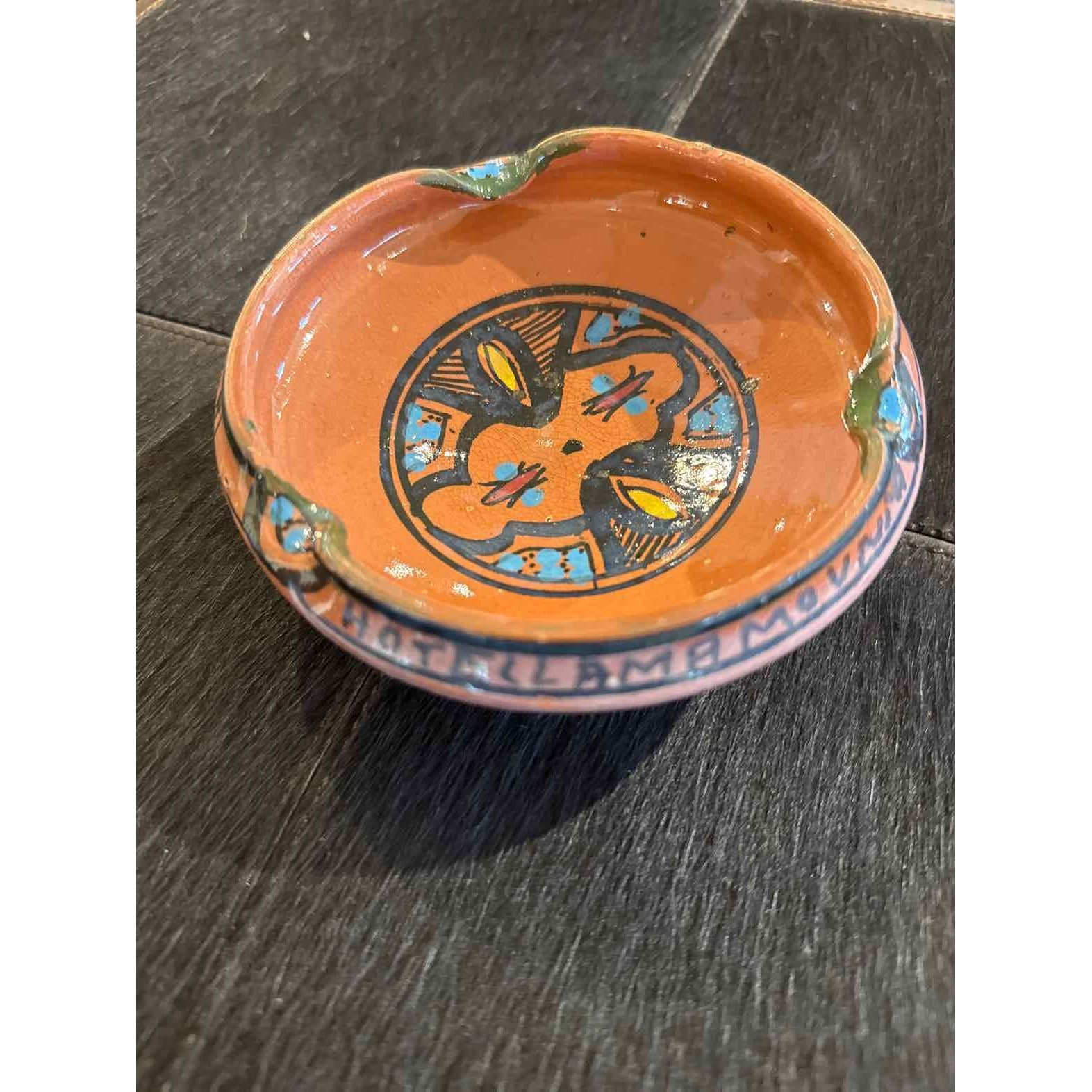 Moroccan Cigar Tray, Marrakesh 'La Mamounia', 5.25" Dia x1.75"H