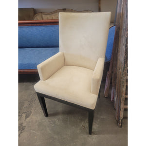 PAIR of Suede A, Rudin Chairs (AS IS)