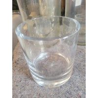 Medium Wide-Rim Glass Candle Holder