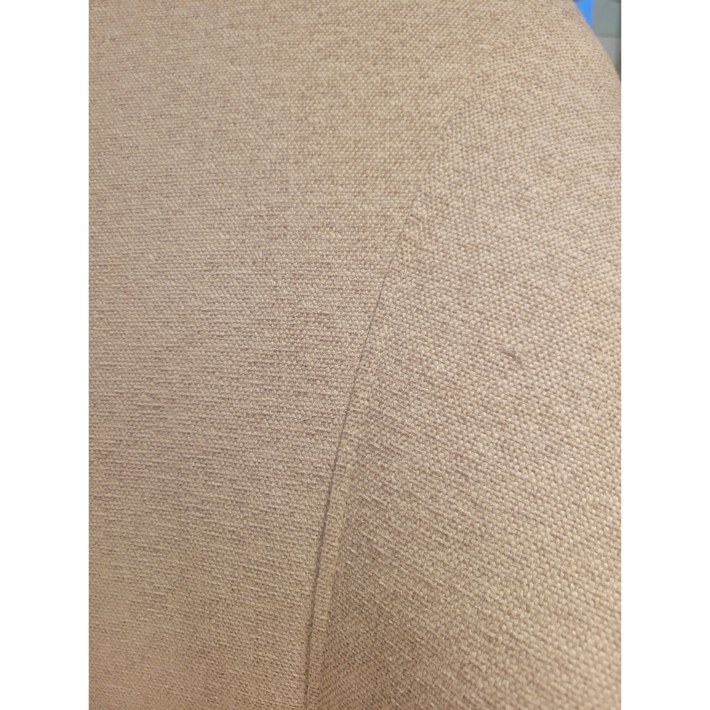 Upholstered Lounge Chair w/ Dark Wood Frame by Maria Yee