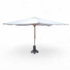 9.5-ft Square Umbrella by Santa Barbara w/ Rolling Metal Stand by Sutherland
