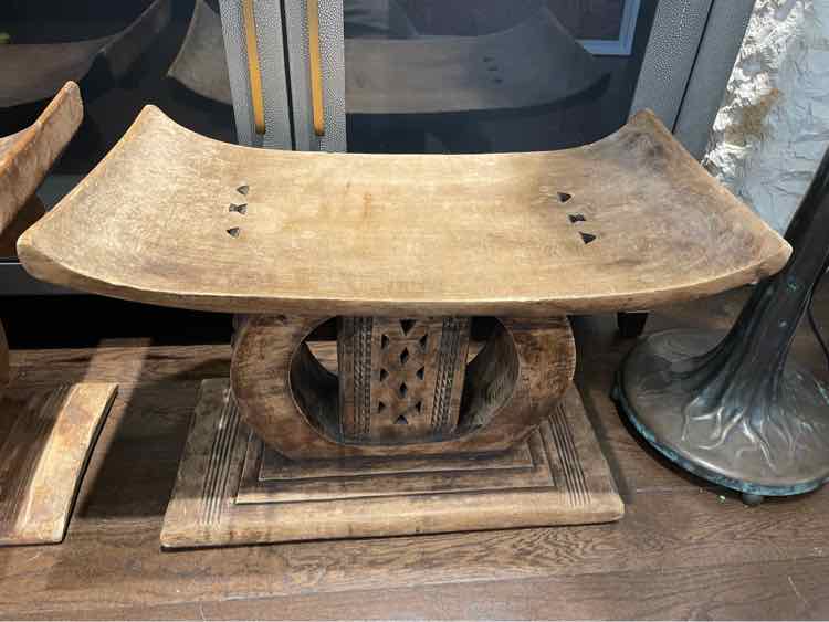 Ceremonial West African Ashanti Wood Stool