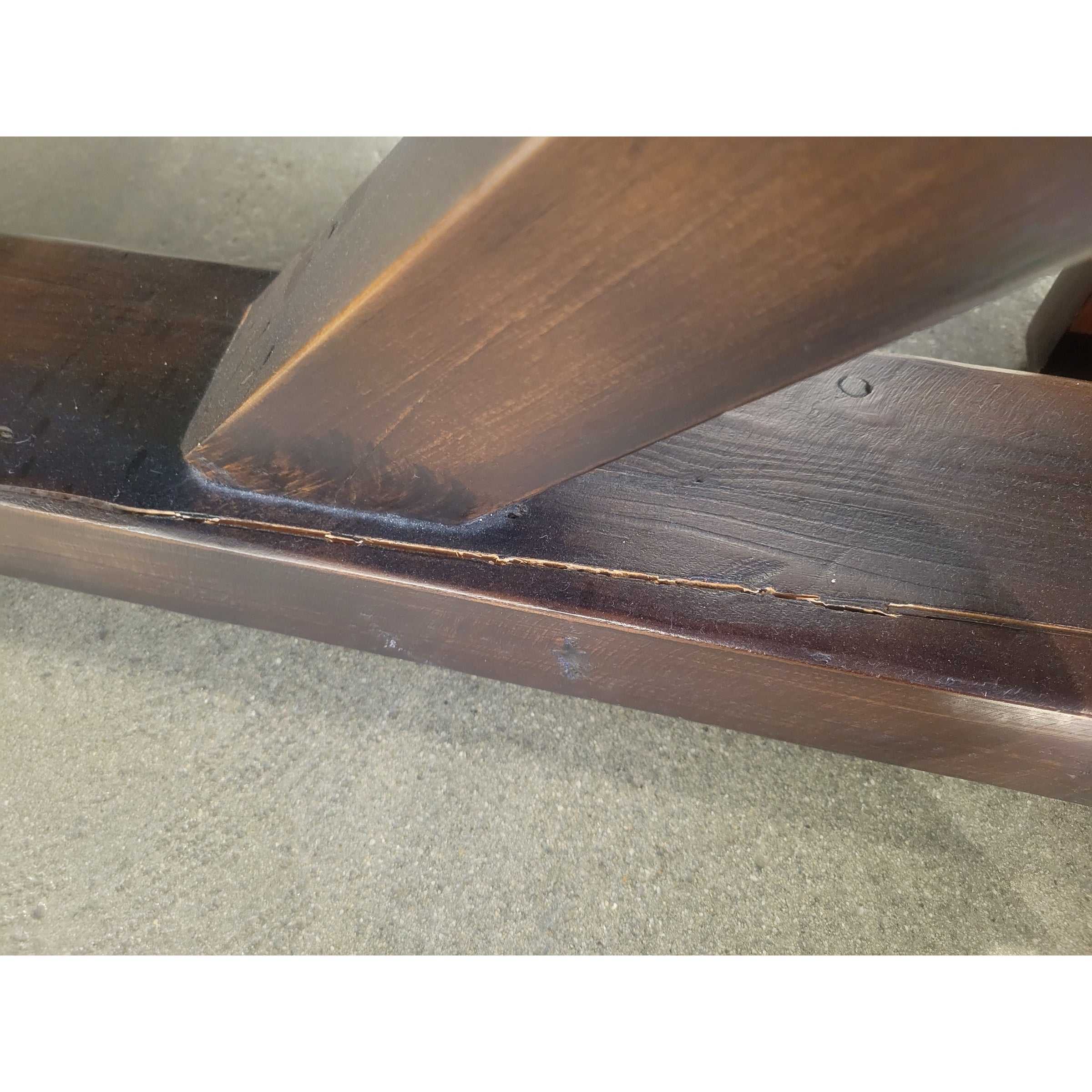 7-ft Dark Wood Extension Dining Table w/ 1 Leaf by RH