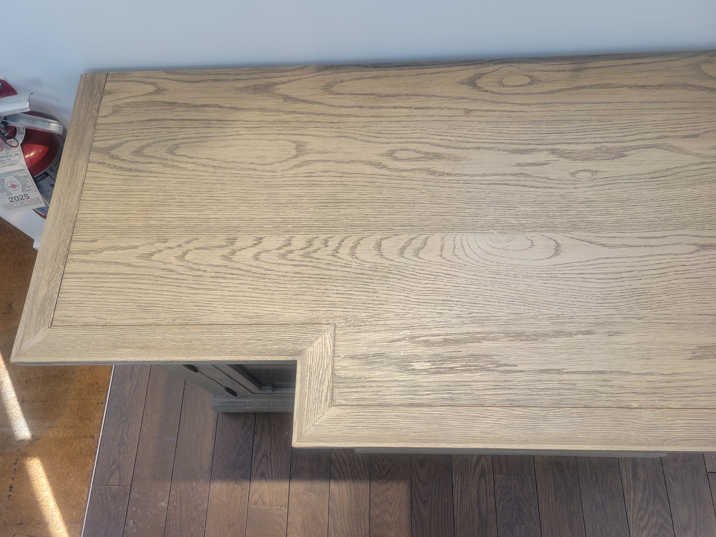 St. James Gray Oak 5-ft Media Console by RH (AS IS)