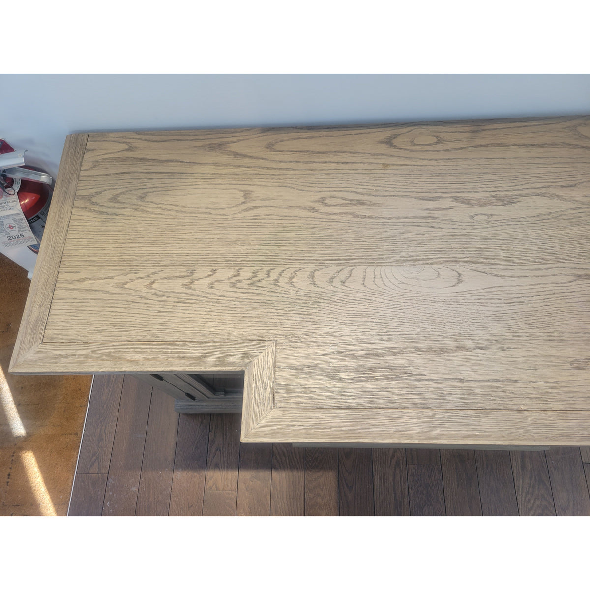 St. James Gray Oak 5-ft Media Console by RH (AS IS)
