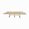 8-ft Napa Extendable Wood & Metal Dining Table w/ 4 Leaves by Formations