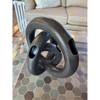 Ikebana Gray Loops Sculptural Vase