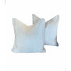 PAIR of White Chenille Pillows