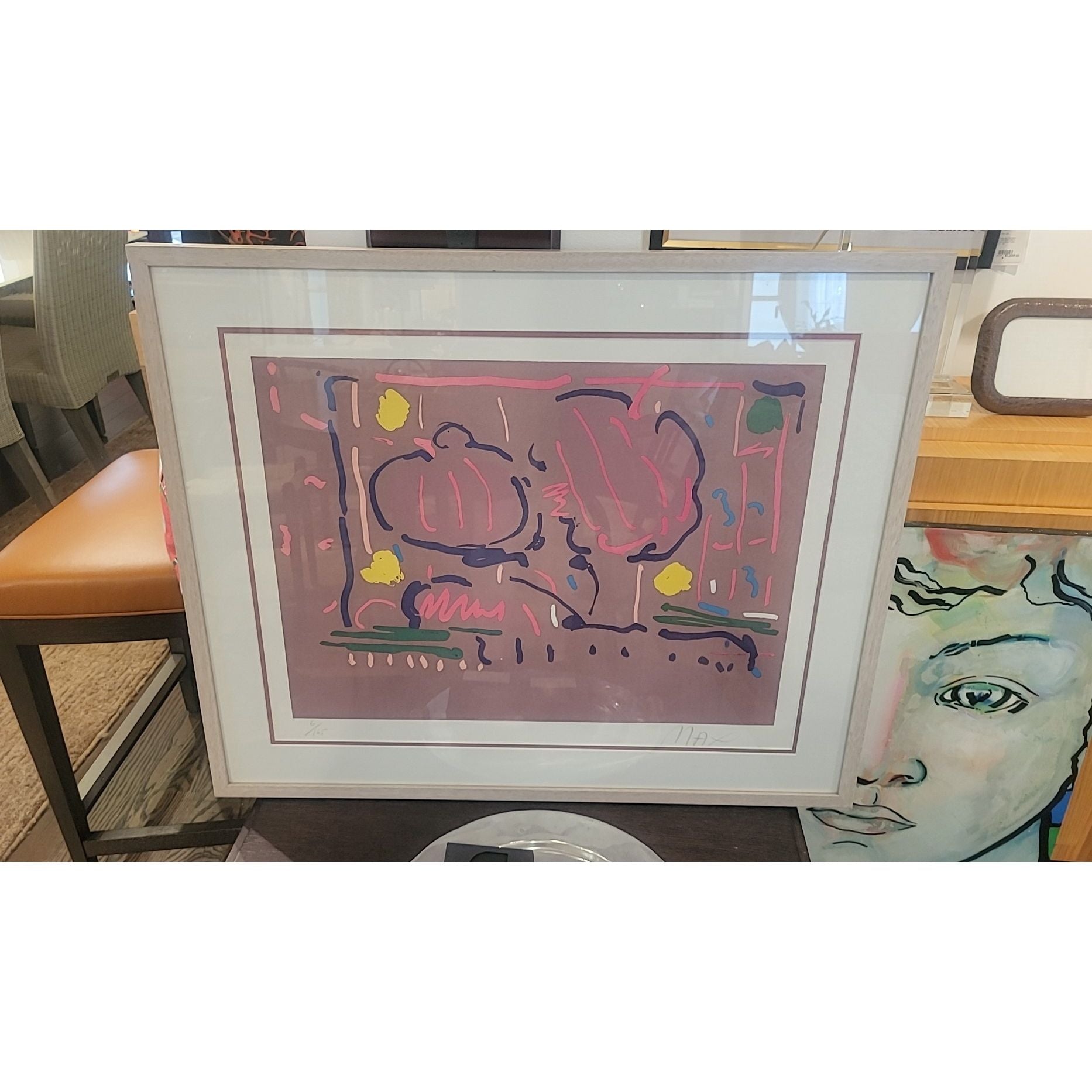 'Earth Flowers' 1979 L.E. Lithograph on Arches Paper by Peter Max