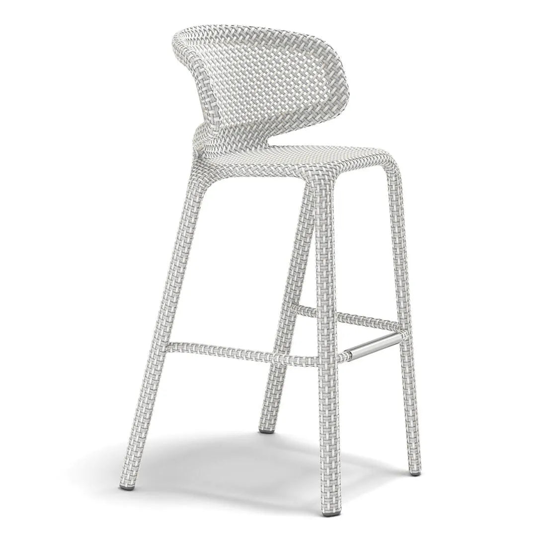 Seashell Rattan 'Nuo' Bar Stool by Jean-Marie Massaud for Dedon