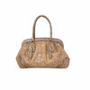 Prada Crocodile Caramel Satchel w/Magnetic Closesure 15"x4.5"x10"