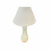 Vintage Italian Crackling Sage Green Ceramic Table Lamp w/ Shade