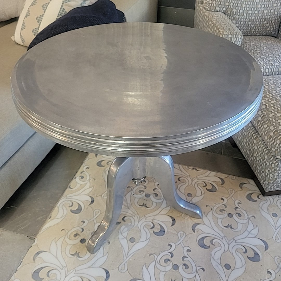 Round Metal Side Table