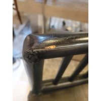 PAIR of Antique Chinese Ebonized Bamboo Stickback Chairs (As Is)