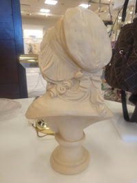 Signed Grinam Niam Paris 'Peasant Girl' Marble Bust