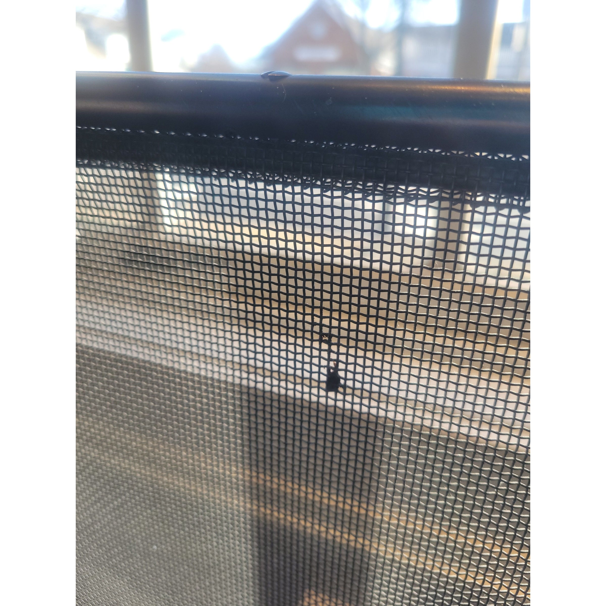 Curved Metal Fireplace Screen - colletteconsignment.com