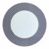 Hermes Tie Set Porcelain Salad / Dessert Plate w/ Orange Trim