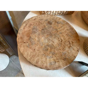 Round Wood Pedestal