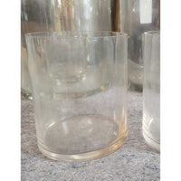 Small Thin-Rim Glass Candle Holder