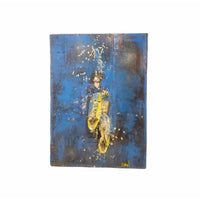 Brian Farrell, "Shoe Paint." 36"W x 48"H.