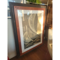 'Flying Spinnakers' 1938 Rosenfeld Collection Photograph in Wood Frame