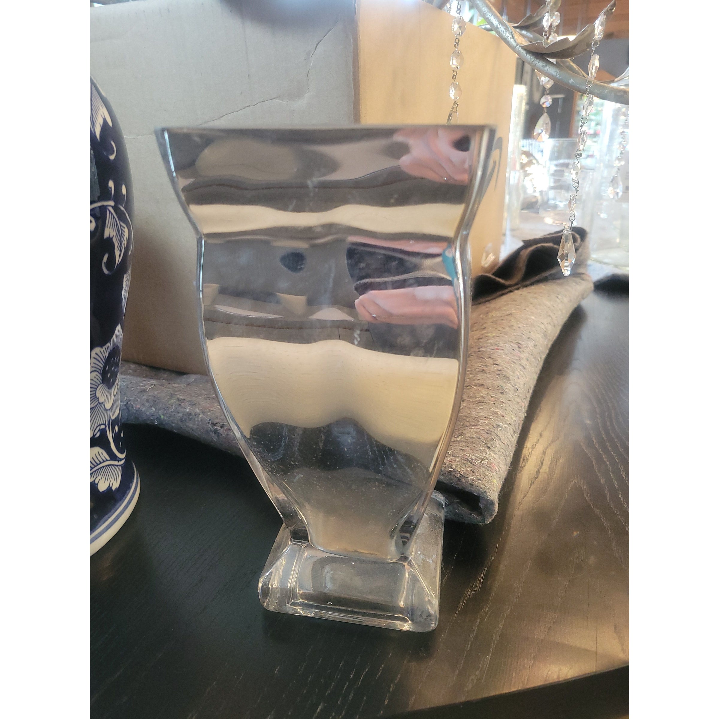 Ombre Mirror Glass Vase