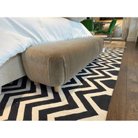 Mohair Mink Upholstery Bench 60"L x 18"W x 15"H (Retail @$1,895)