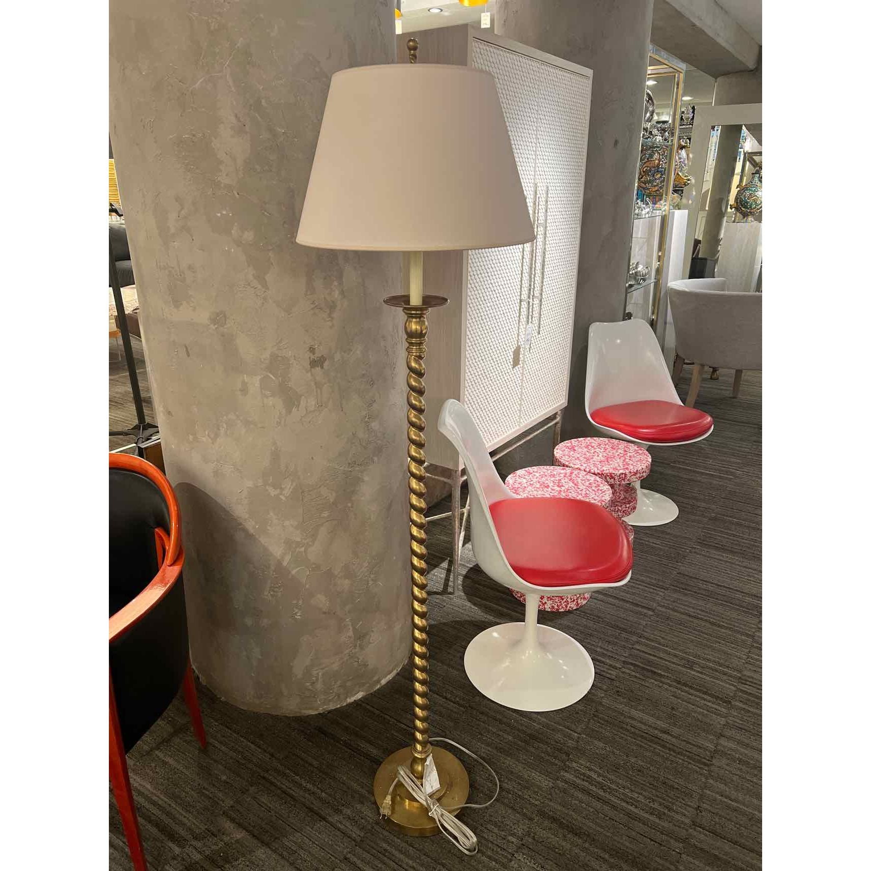 Lilly Vaughn Brass Floor Lamp