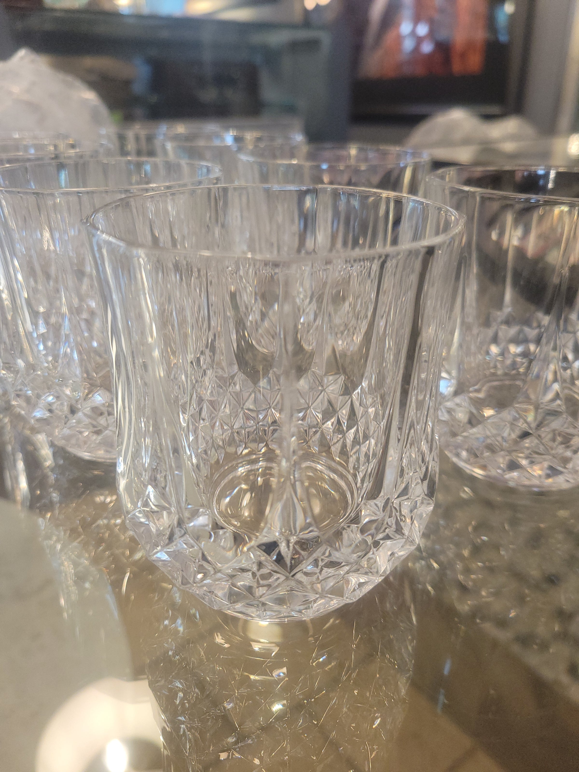 Set of 8 Rare Old Fashioned Tumblers by Cristal D'Arques Durand