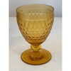 PAIR of Boston Amber Glass Water Goblets by Villeroy & Boch