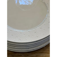 SET of 6 Porcelain Dinner Plates by Bernardaud
