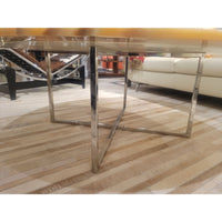 4-ft Round Onyx Coffee Table by Fendi Casa