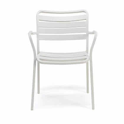 Ocean Dining Armchair in White