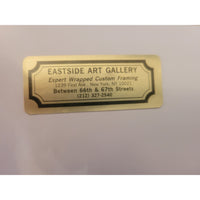 Antique Style World Map by American Map Corp. in Black Frame - AS IS